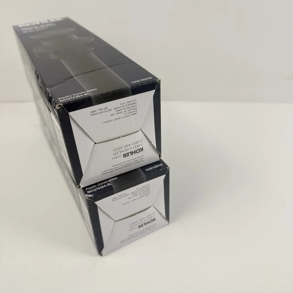 Kohler Standard Clicker Drain w Overflow Lot 2 Two Matte Black, RH1274364-BL